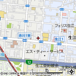 日本タクシー株式会社　無線配車センター周辺の地図