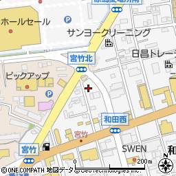 静岡県浜松市中央区和田町772周辺の地図