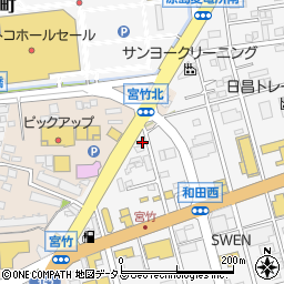 静岡県浜松市中央区和田町789周辺の地図
