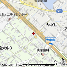 神戸オートオークション株式会社周辺の地図