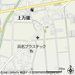 静岡県磐田市上万能109-3周辺の地図