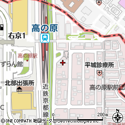 ＫＥＣ個別　高の原駅前教室周辺の地図