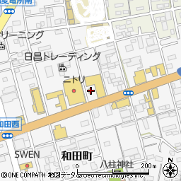 静岡県浜松市中央区和田町711周辺の地図