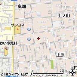 愛知県豊橋市上野町上野83周辺の地図