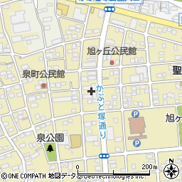 静岡県磐田市国府台78周辺の地図