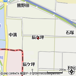 京都府木津川市相楽辰ケ坪周辺の地図