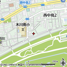 ヴェリテ新大阪リバーサイド周辺の地図