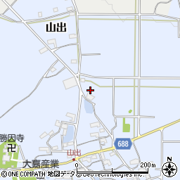 三重県伊賀市山出497周辺の地図