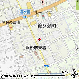 静岡銀行ささがせ支店周辺の地図
