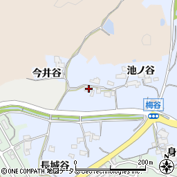 京都府木津川市梅谷池ノ谷102周辺の地図