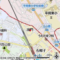 兵庫県加古郡播磨町野添出門周辺の地図