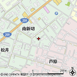愛知県豊橋市松井町南新切62-5周辺の地図