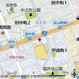 アフラック募集代理店伊藤育興産株式会社周辺の地図