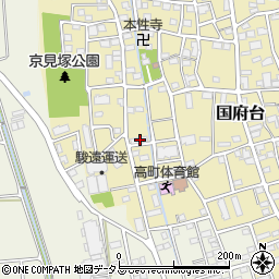 静岡県磐田市国府台589周辺の地図
