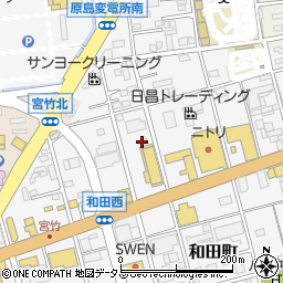 静岡県浜松市中央区和田町754周辺の地図