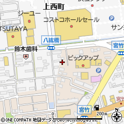 静岡県浜松市中央区宮竹町324周辺の地図
