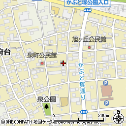 静岡県磐田市国府台77-8周辺の地図