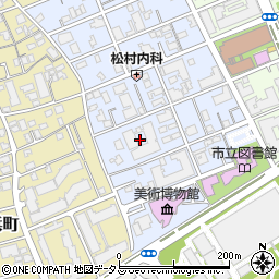 兵庫県芦屋市伊勢町10周辺の地図