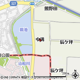 京都府木津川市相楽中溝周辺の地図