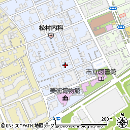 兵庫県芦屋市伊勢町10-7周辺の地図