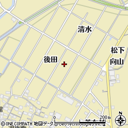 愛知県南知多町（知多郡）山海周辺の地図