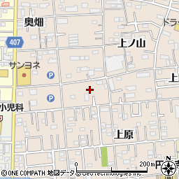 愛知県豊橋市上野町上野87周辺の地図