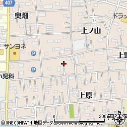 愛知県豊橋市上野町上野87-6周辺の地図