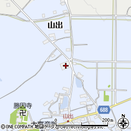 三重県伊賀市山出661周辺の地図