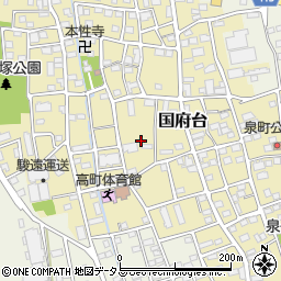 静岡県磐田市国府台470周辺の地図
