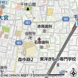 おたっしゃセンター千林周辺の地図