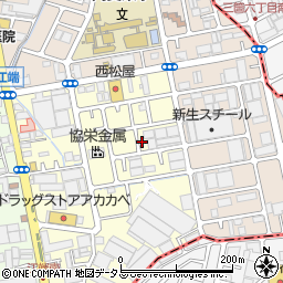 大阪府門真市東江端町6-30周辺の地図