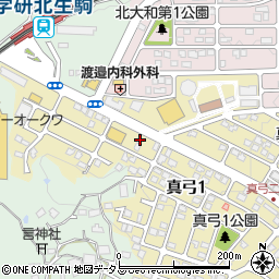 イセヅドライ真弓店周辺の地図