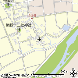 静岡県袋井市松袋井74周辺の地図