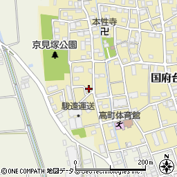 静岡県磐田市国府台645周辺の地図
