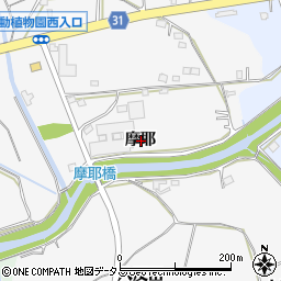 愛知県豊橋市藤並町摩耶周辺の地図