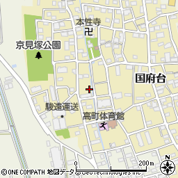 静岡県磐田市国府台590周辺の地図