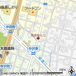 常楽寺入口周辺の地図