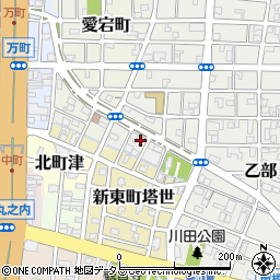 三重県津市相生町8周辺の地図