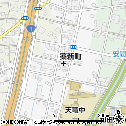 静岡軽粗材浜松本社周辺の地図