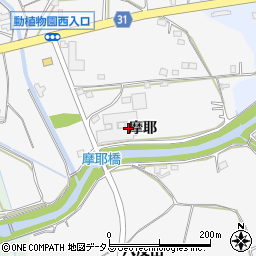 愛知県豊橋市藤並町摩耶1周辺の地図