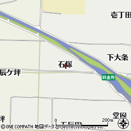 京都府木津川市市坂石塚周辺の地図