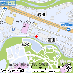 愛知県豊橋市大岩町前田周辺の地図
