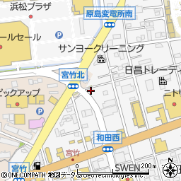 静岡県浜松市中央区和田町770周辺の地図