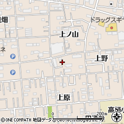 愛知県豊橋市上野町上野93-1周辺の地図
