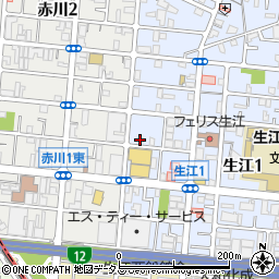 生江老人憩の家生江南公園集会所周辺の地図