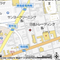 静岡県浜松市中央区和田町752周辺の地図