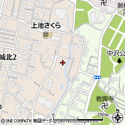 浜松城北宿舎周辺の地図