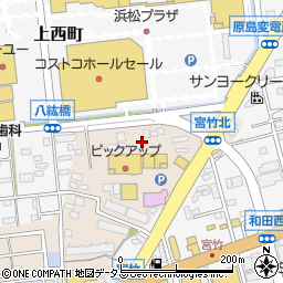 静岡県浜松市中央区宮竹町323周辺の地図