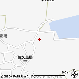 愛知県西尾市一色町佐久島半内周辺の地図
