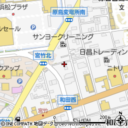 静岡県浜松市中央区和田町768周辺の地図